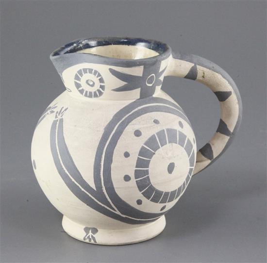 Pablo Picasso (1881-1973) - a Madoura Plein Feu Edition Picasso Petite Chouette jug. circa 1950, height 13cm